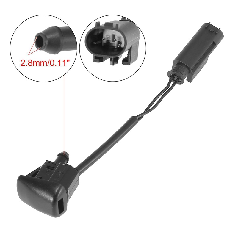 Vòi Phun Nhiệt Mới Cho Xe Đạp 61667046060 Phụ Kiện Chuyên Dụng Cho Xe BMW 5 Series E60 E61 2004-2010 525I 528I 530I 535I 550I