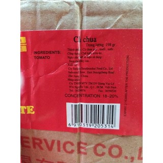 cà chua lon cô đặc lon 198g
