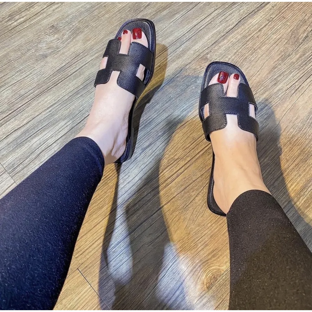 Dép Lê Chữ H Da Mềm Thời Trang