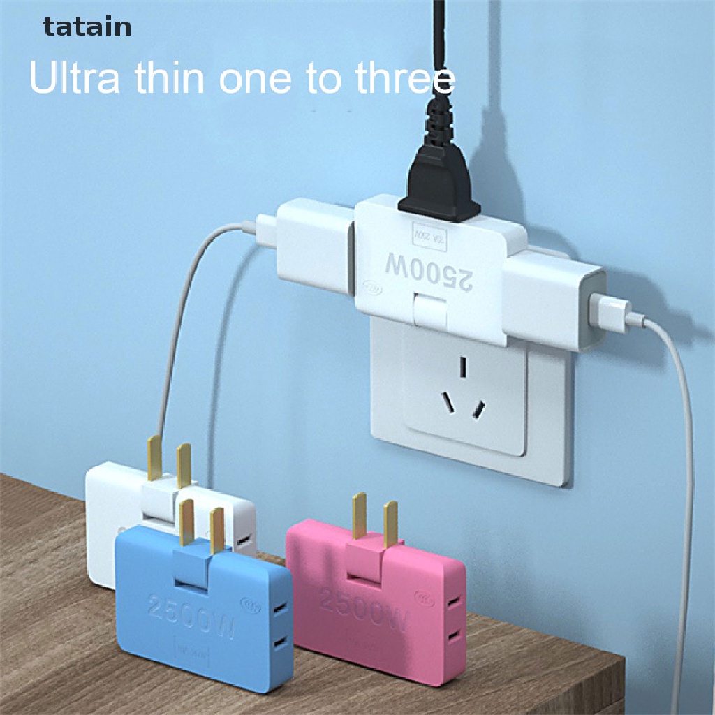 Ổ Cắm Chuyển Đổi Một Trong Ba Xoay 180 Độ Mini CVX