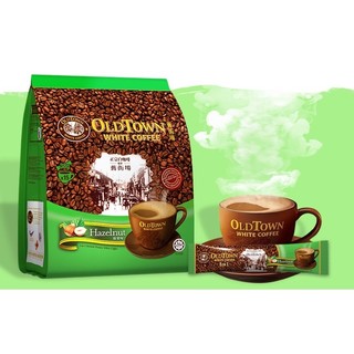 Cà phê white coffee oldtown cafe malaysia hazelnut 15 gói x 38g