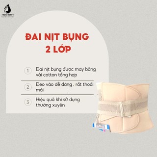 Đai Nịt Bụng Hỗ Trợ Giảm Eo, Giữ Dáng, Chống Gù Co Giãn Êm Ái, Dễ Thở