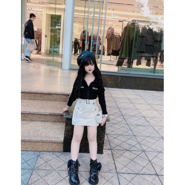 Sét  áo  +chân váy  da