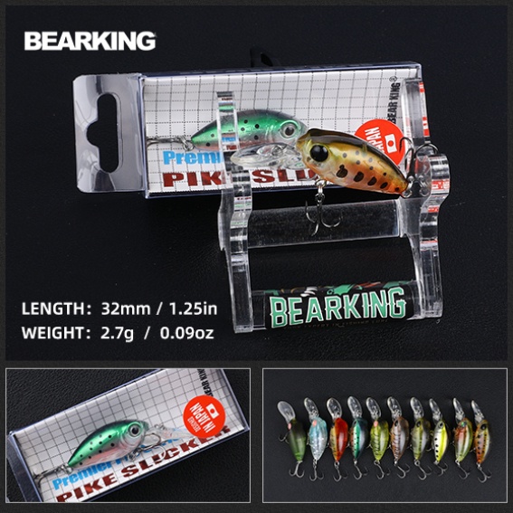 Mồi Câu Cá Bearking Kích Thước 3.2 cm 2. 7 g