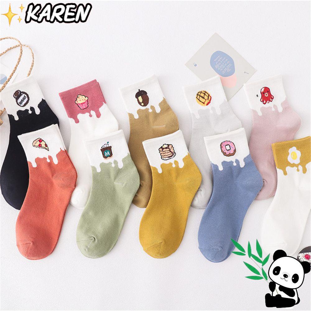 Vớ Cotton In Họa Tiết Hoạt Hình Vui Nhộn Thời Trang Mùa Đông Cho Nam