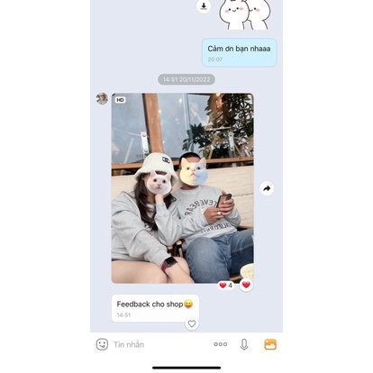 HÀNG CHÍNH HÃNG Áo sweater NELLYHEYBIG unisex,HOODIE dáng rộng hoạ tiết đơn giản mã THYL1273AX.