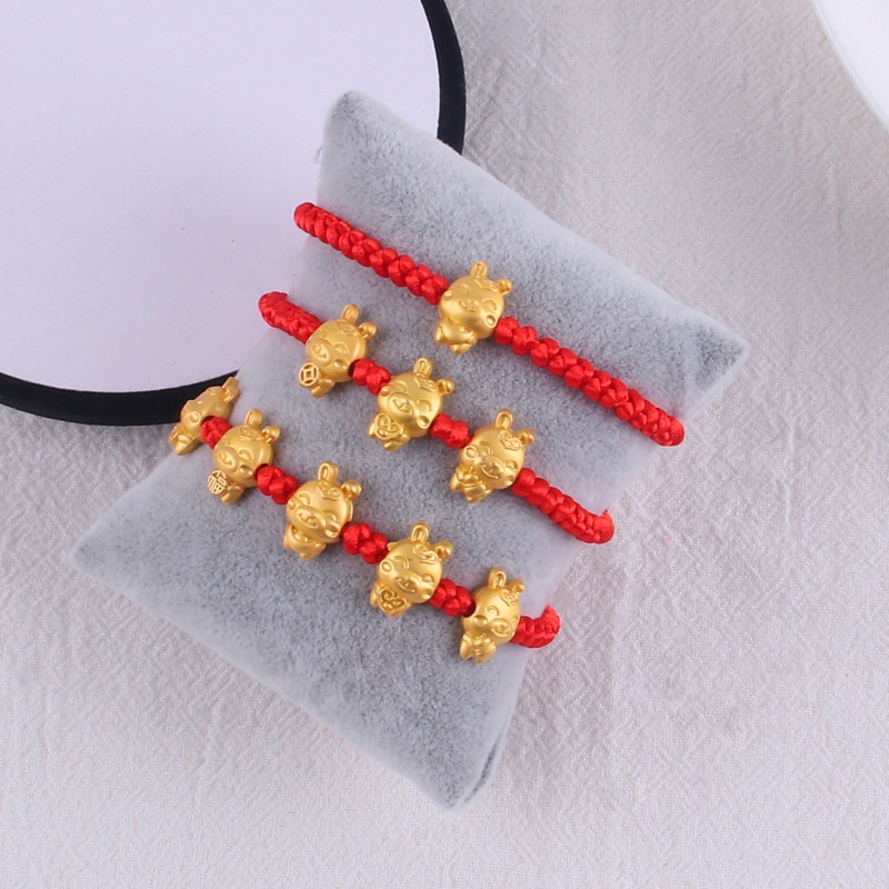 Vòng Đeo Tay Năm Mới 2023 Bằng Vải Dệt Điều Chỉnh Được Sáng Tạo Dành Cho Bạn Bè / Gia Đình