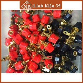4 chiếc Jack đấu Loa loại ngắn ( 2 đỏ 2 đen )