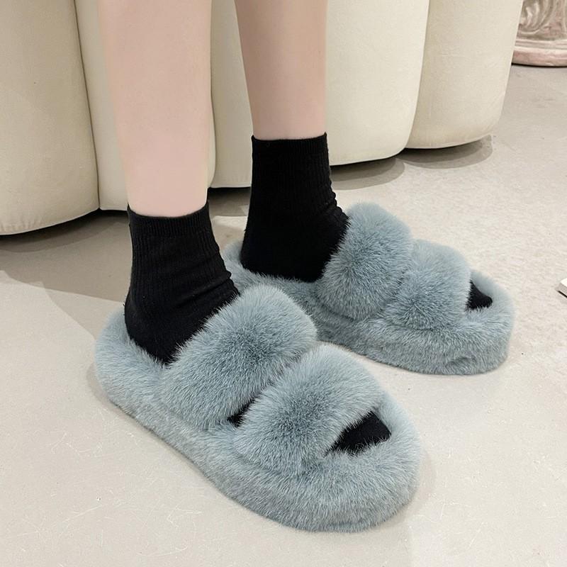 PVN54306 Dép lông đế cao loại đẹp lông mềm mã mới năm 2022