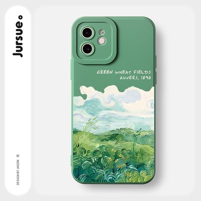 Ốp lưng JURSUE mềm chống sốc hình dễ thương đẹp Cho iPhone 17 16 15 14 13 12 11 Pro Max SE 2020 X XR XS ip 8 7 Plus Y2507