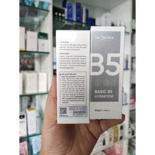 Tinh chất cấp ẩm và phục hồi cho da dầu mụn DrCeutics B5 Basic Hydration Serum