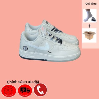 Giày AF1 âm dương, giày ARI chữ B màu trắng full box &bill hàng cao cấp, đủ size nam nữ