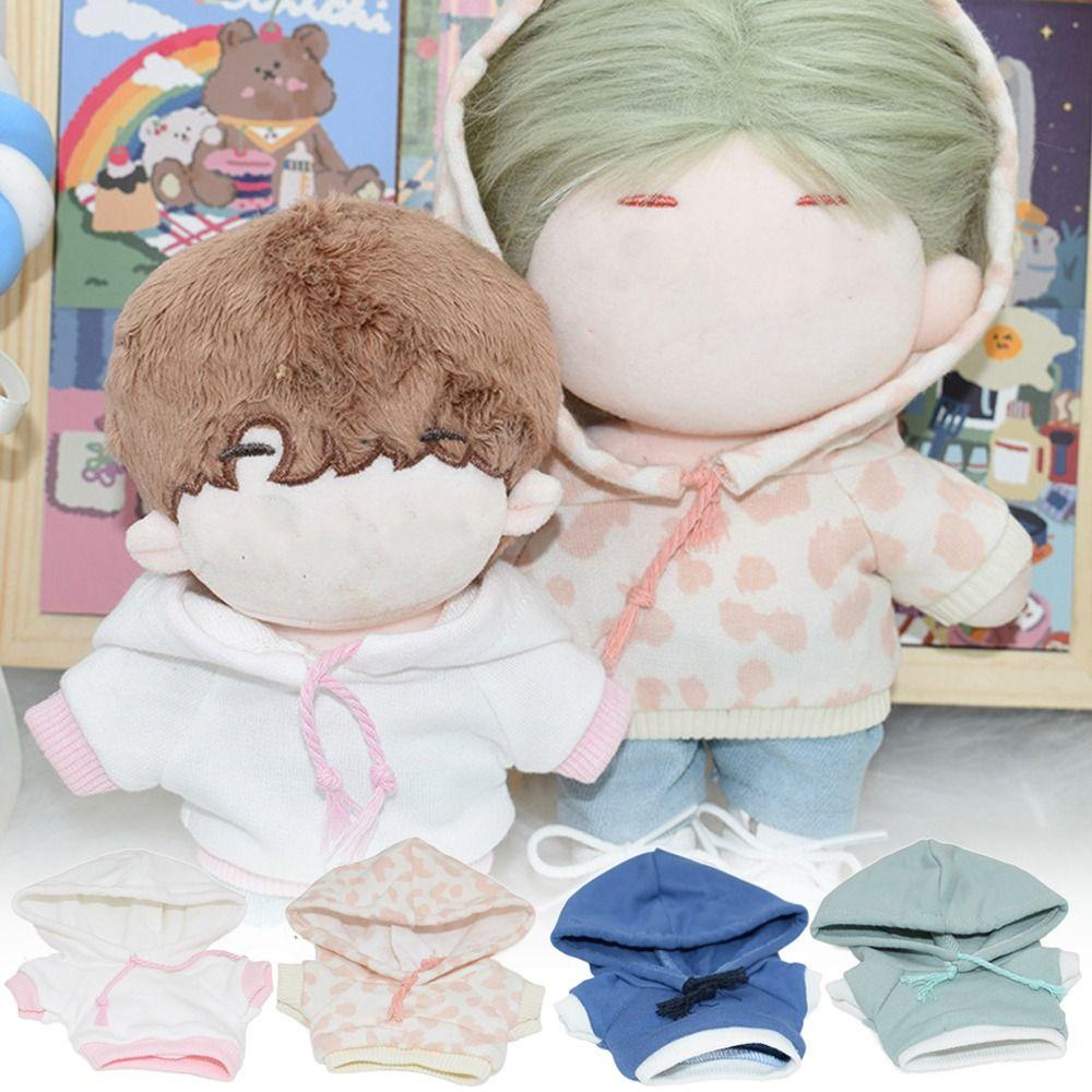 Áo Hoodie Cotton 20cm Dành Cho Búp Bê Nhồi Bông