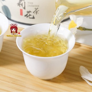Trà xanh hoa lài lon cao cấp 400g /trà đậm thơm nhài/pha cốt trà