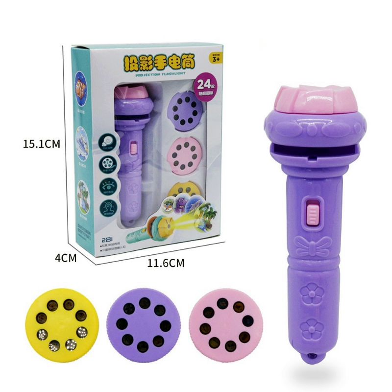 Đèn pin chiếu hình ngộ nghĩnh cho bé đồ chơi trẻ em