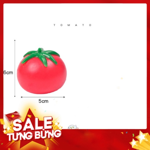 Cà Chua Cao Su Xả Stress, Cà Chua đàn hồi trang trí dễ thương, Đồ chơi dẻo nắn bóp giúp giải tỏa căng thẳng