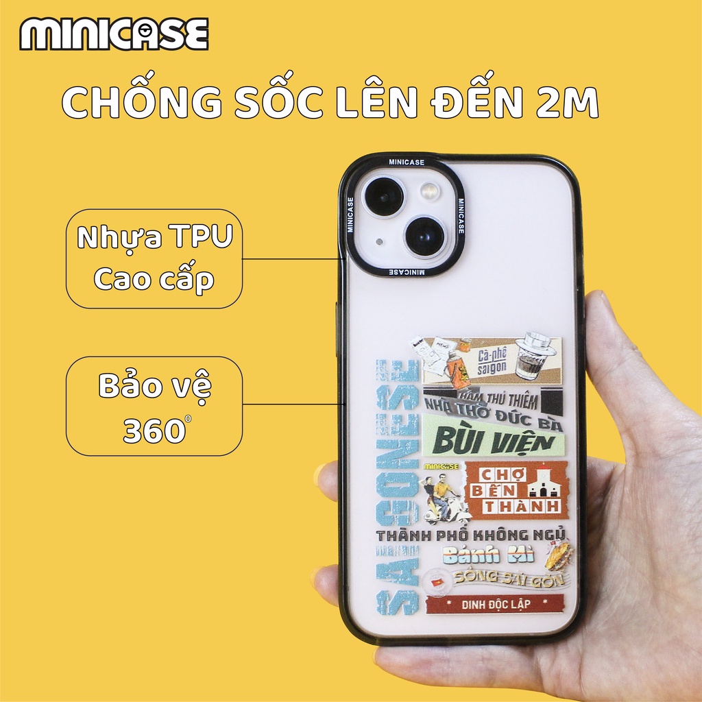 Ốp lưng IP Minicase phiên bản Sài Gòn không ngủ