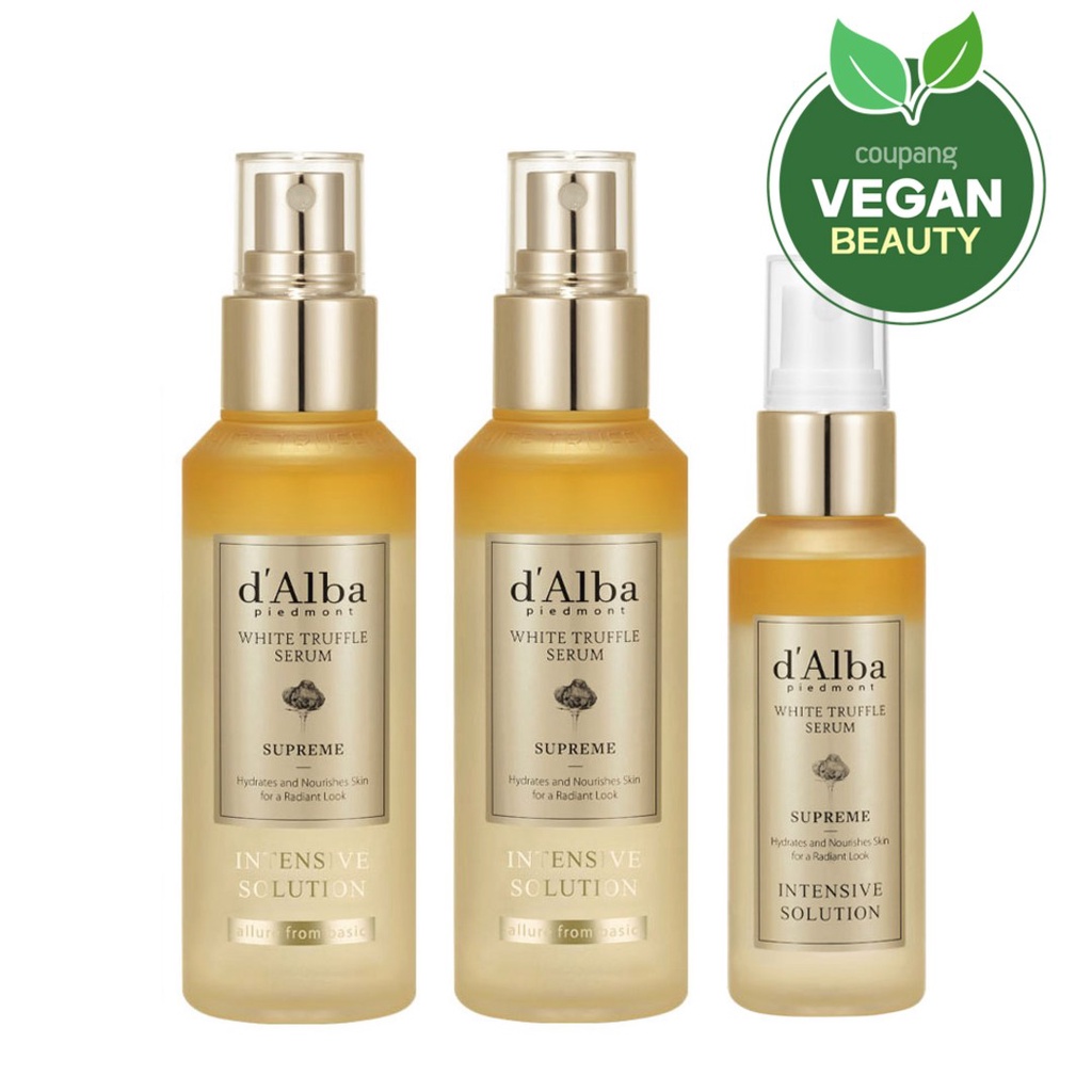 Tinh chất dưỡng da dạng xịt d'Alba White Truffle Serum Supreme (2 chai x 100ml) + chai mini 50ml