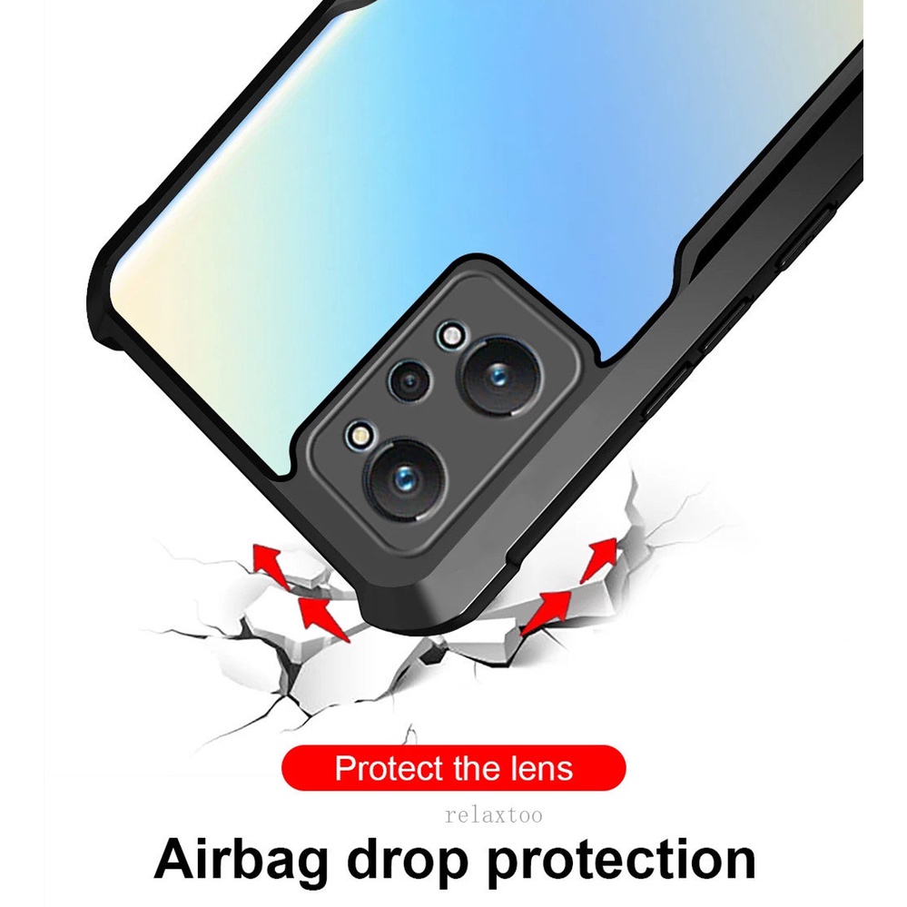 Ốp Điện Thoại Silicon Dẻo Trong Suốt Chống Sốc Cho Realme GT Neo2 Neo 3T Master GTNeo 2 3T GTMaster GT2Pro GT2 pro 5G 4G