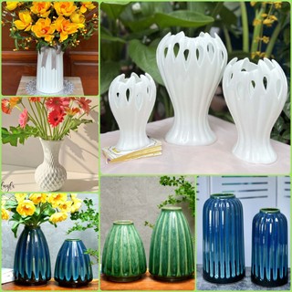 Bình gốm sứ Bát Tràng hơn 30 mẫu cỡ nhỏ để bàn xinh xắn - Lọ cắm hoa decor trang trí nhà đẹp