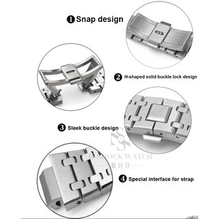 Dây Đeo Thay Thế Bằng Thép Không Gỉ Cho Đồng Hồ Casio G-Shock GA-2100 GA2100 GA-2100-1A
