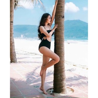 Bikini liền mảnh form ống cạp cao che bụng siêu đẹp