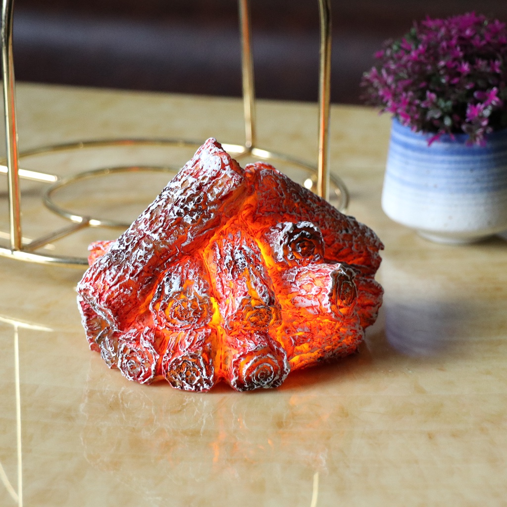 Đèn Lò Sưởi Không Lửa Chạy Bằng Pin Dùng Trang Trí Giáng Sinh / Lễ Hội