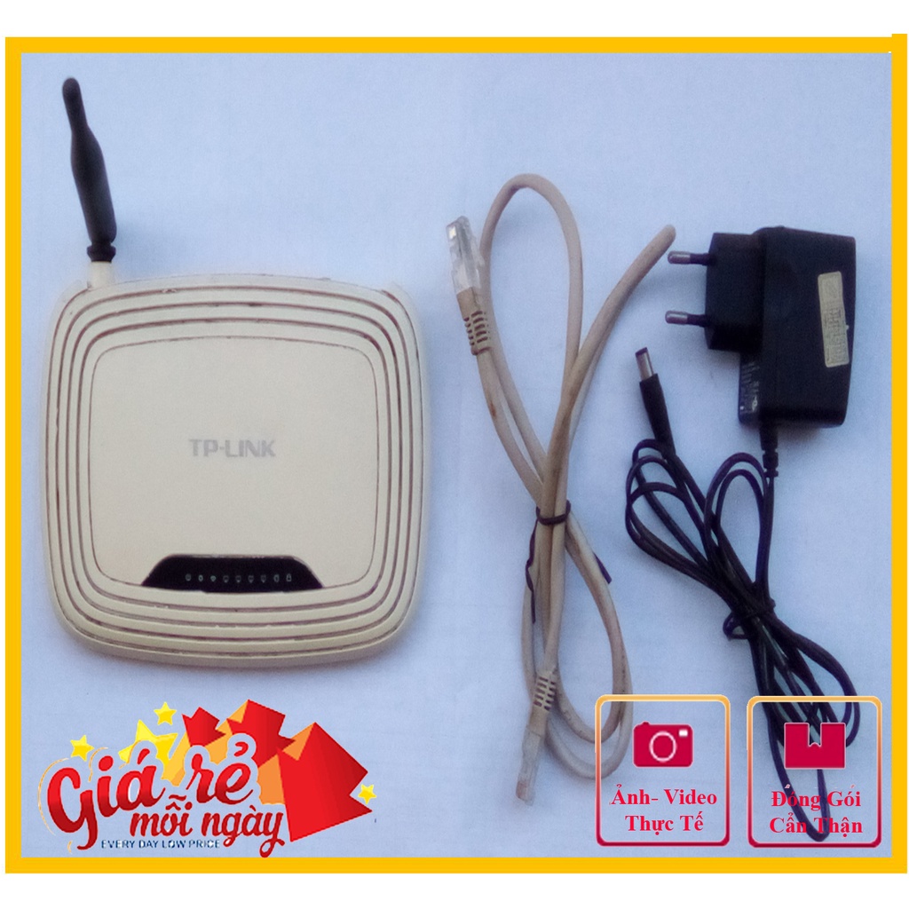 Bộ phát wifi TPLink 1 râu 740N kèm dây mạng Lan D1.5m (dùng làm bộ phát wifi phụ tăng độ phát Wifi)