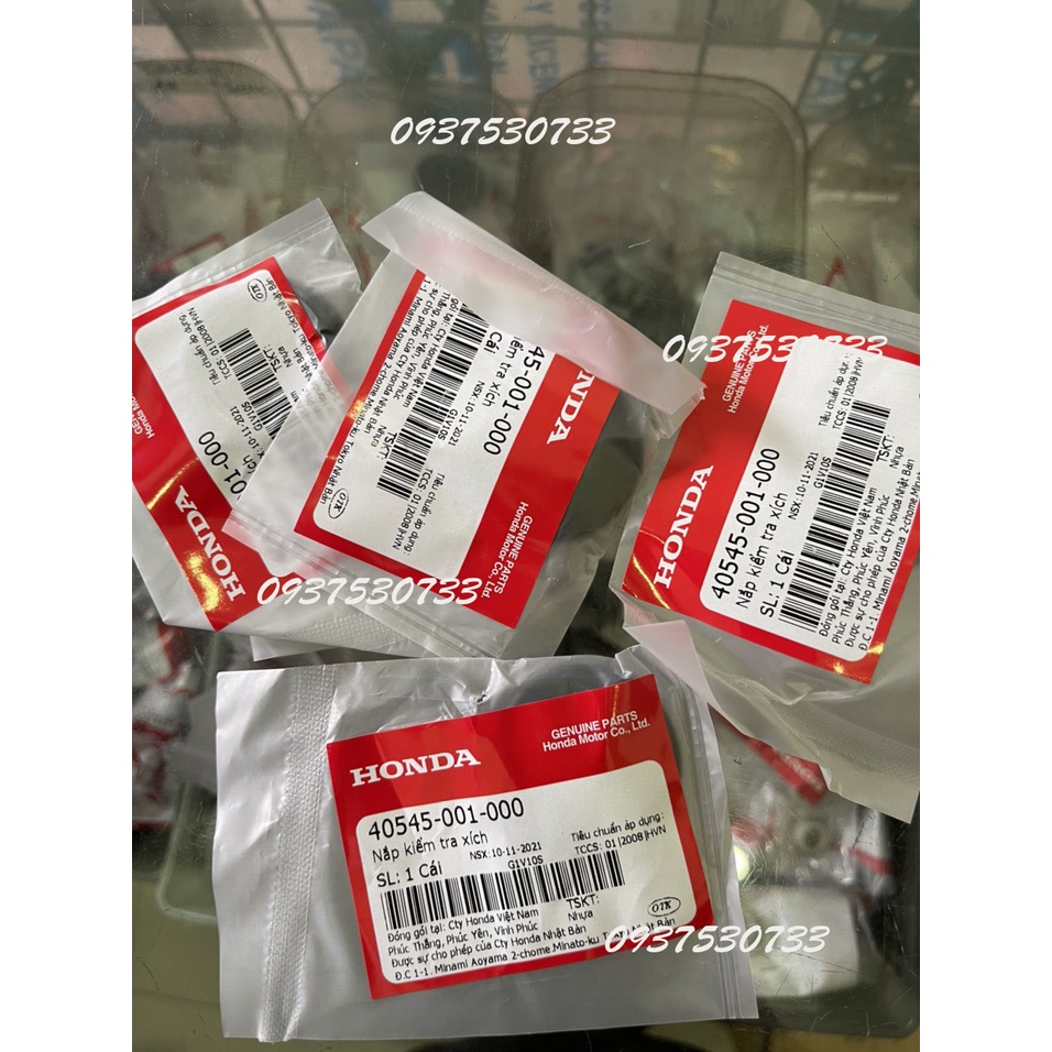 Nút đậy catte,  Nắp Catte, Nắp kiểm tra sên xe số Honda Dream /Wave - HÀNG CHÍNH HÃNG