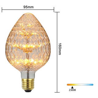 Bóng Đèn LED E27 Ánh Sáng Đỏ Cổ Điển Ấm Áp
