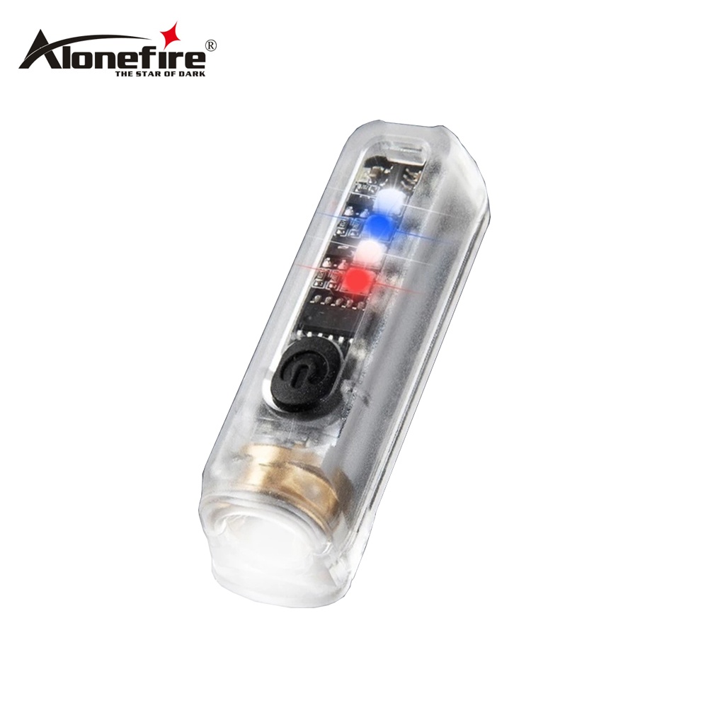 Đèn pin ALONEFIRE S30 LED mini bỏ túi có móc khóa tiện lợi