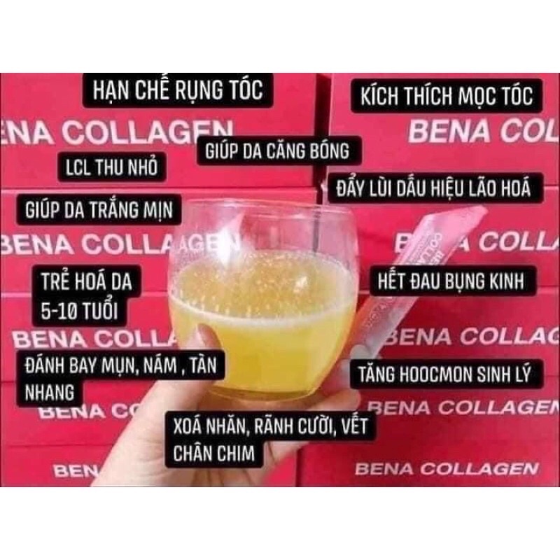 BENA COLLAGEN 30 GÓI CAM KẾT CHÍNH HÃNG CHUẨN