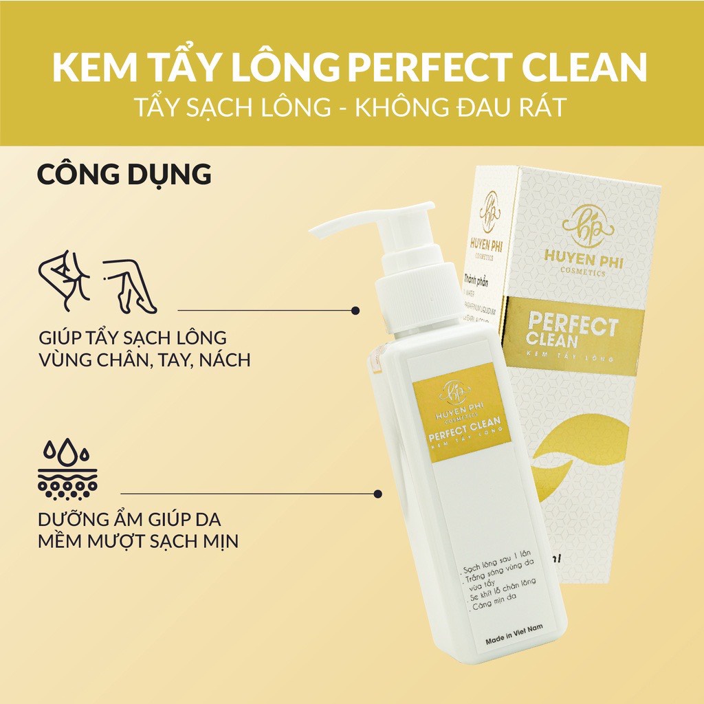 Kem Tẩy Lông Huyền Phi 120ml Triệt Sạch Các Loại Lông, An Toàn, Không Đau Rát