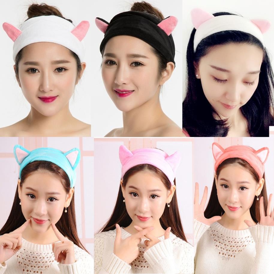 Băng Đô Tai Mèo nhiều màu giá Siêu Rẻ giao mau ngau nhien