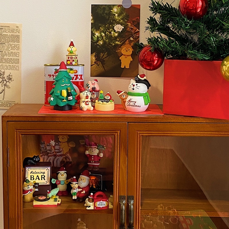 Mô hình mèo chủ đề lễ hội giáng sinh 2022