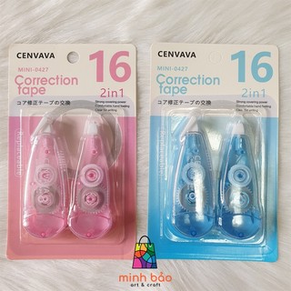 XÓA KÉO CENVAVA MINI 0427 (2 IN 1, 1 XÓA KÉO + 1 RUỘT THAY THẾ)