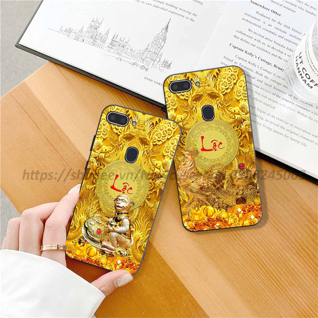 Ốp Oppo Realme 1 / 2 / 2 Pro / Oppo F7 Youth in hình 12 Con Giáp Tài Lộc 3D