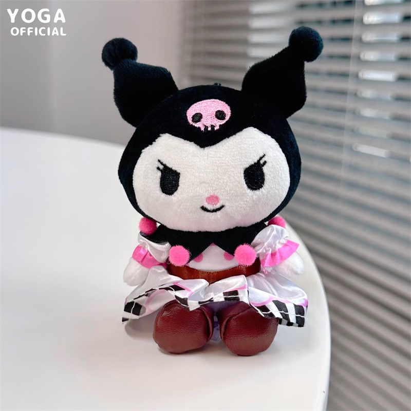 Sanrio cinnamoroll kuromi melody Purinyodon Nhồi Bông Có Móc Khóa Dành Cho Bé Gái / Túi Xách / Quà Tặng Vua 1