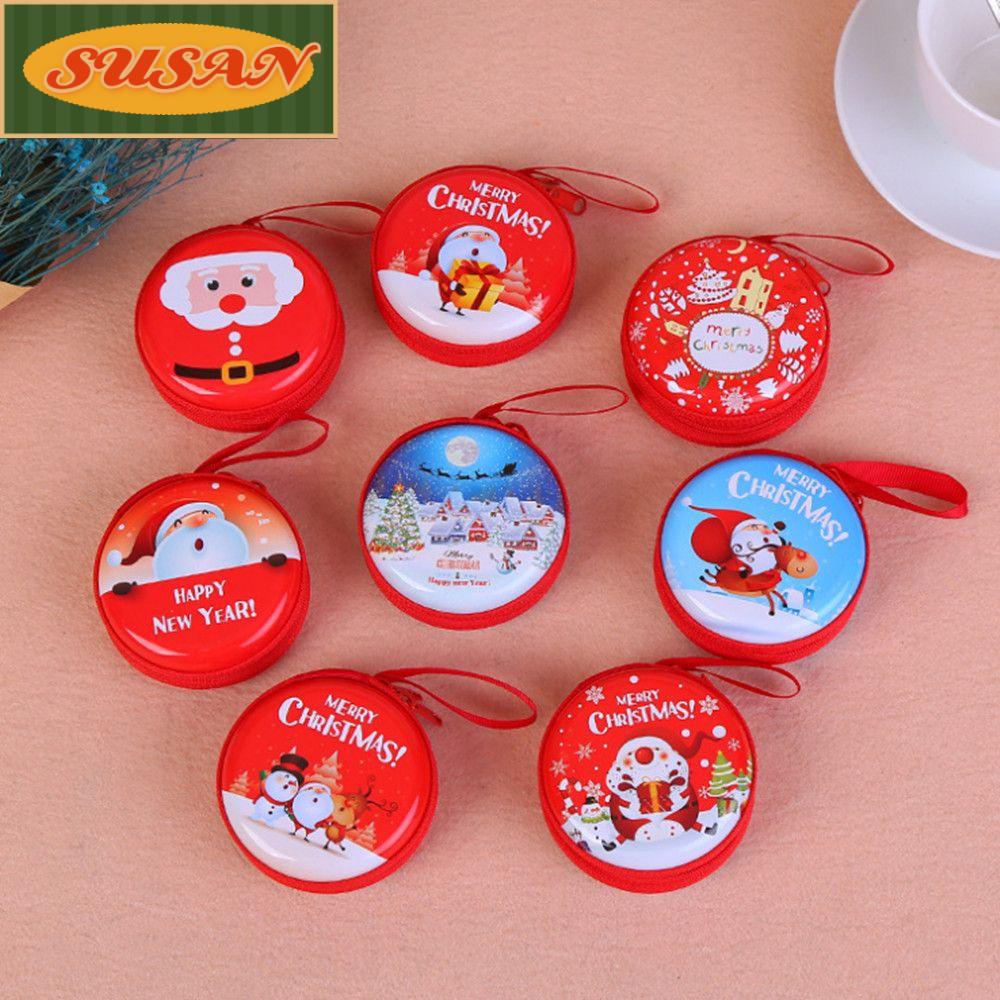 Ví Đựng Tiền Xu Hình Tròn Chúc Mừng Năm Mới Dành Cho Trẻ Em