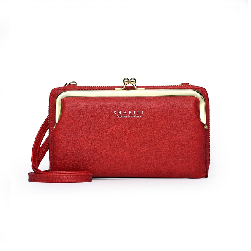 IELGY Túi Đeo Chéo Đựng Điện Thoại Có Khóa Kéo Phong Cách retro Hàn Quốc