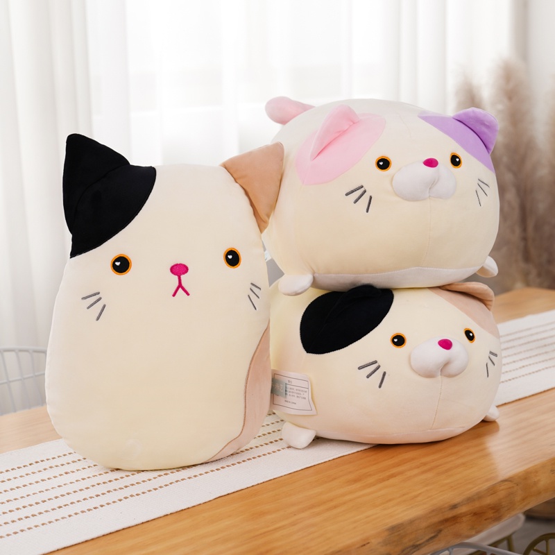 Gối Nhồi Bông Hình Chú Mèo Mập Dễ Thương Trang Trí Nhà Cửa