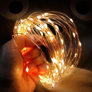 Dây đèn led dây đồng 1 / 2 / 3m chống nước trang trí đa ứng dụng