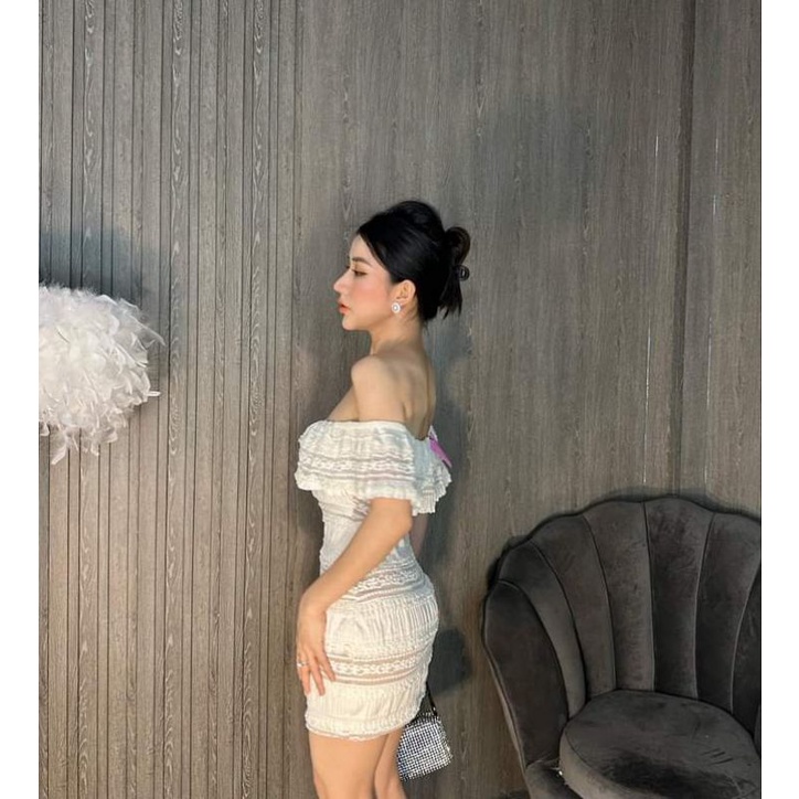 💢💢Váy body trễ vai ren hot hitt💥💥