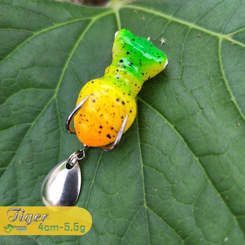 Nhái hơi chuyên Lure. Nhái Luna 4g và nhái Tiger 5.5g