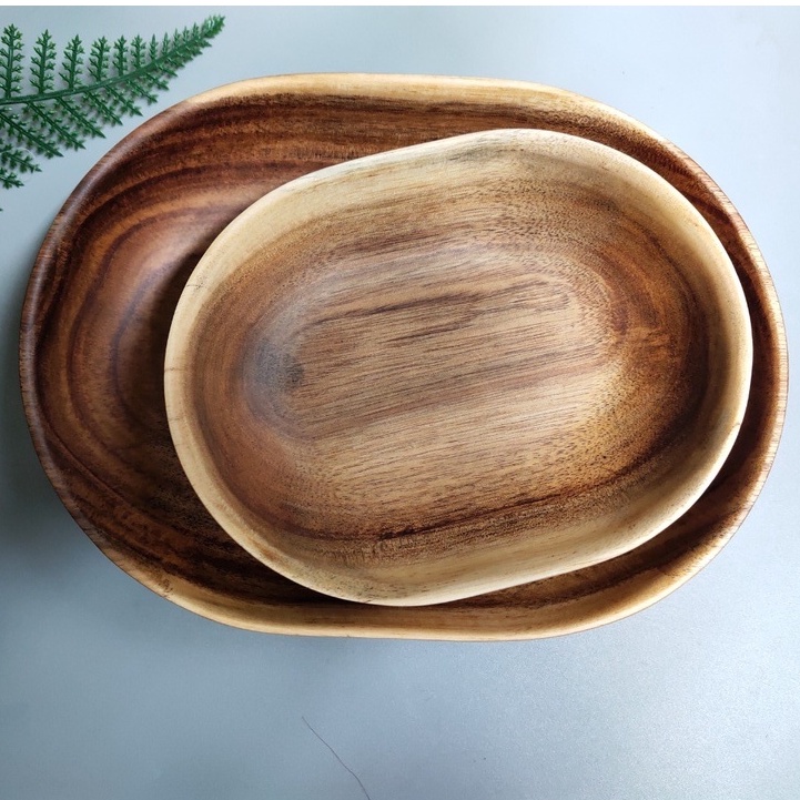 Bát Salad Gỗ Keo Cỡ Lớn Nhỏ Dùng Ăn Salad, Trộn Hoa Quả, Trang trí Chụp Ảnh của Craft Closet
