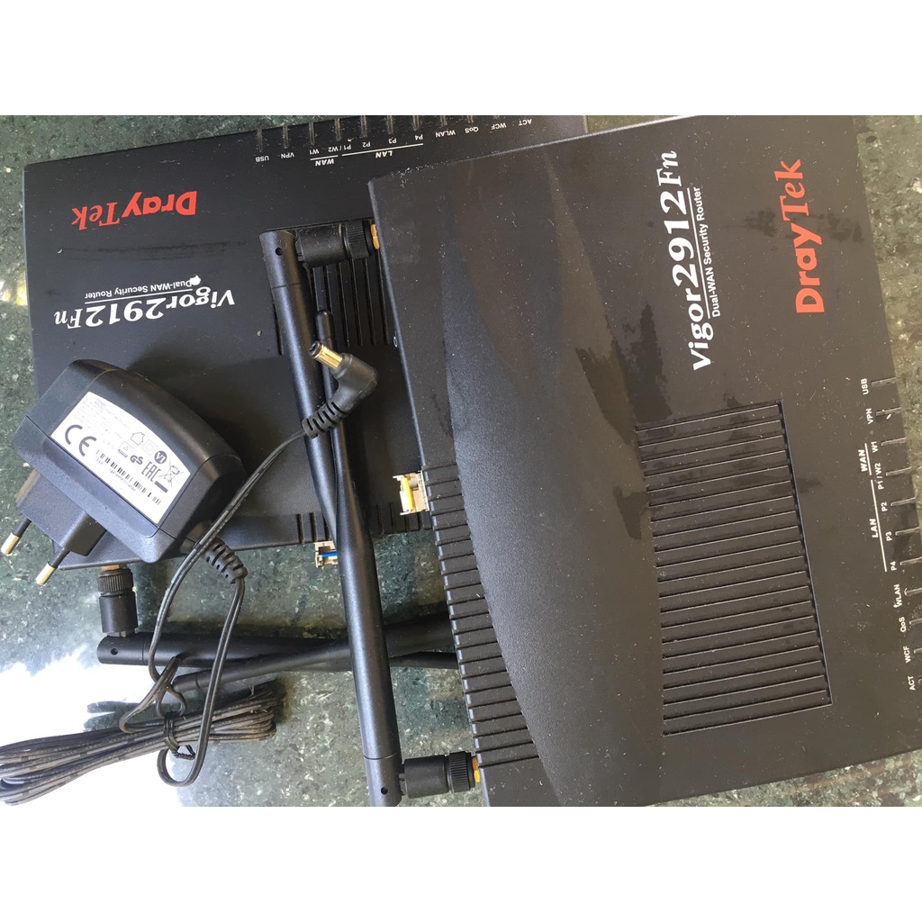vigor draytek 2912fn đã qua sử dụng thiếu adapter