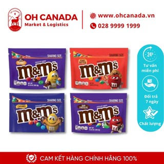 Kẹo chocolate m&m's 4 hương vị khác nhau của mỹ 286g
