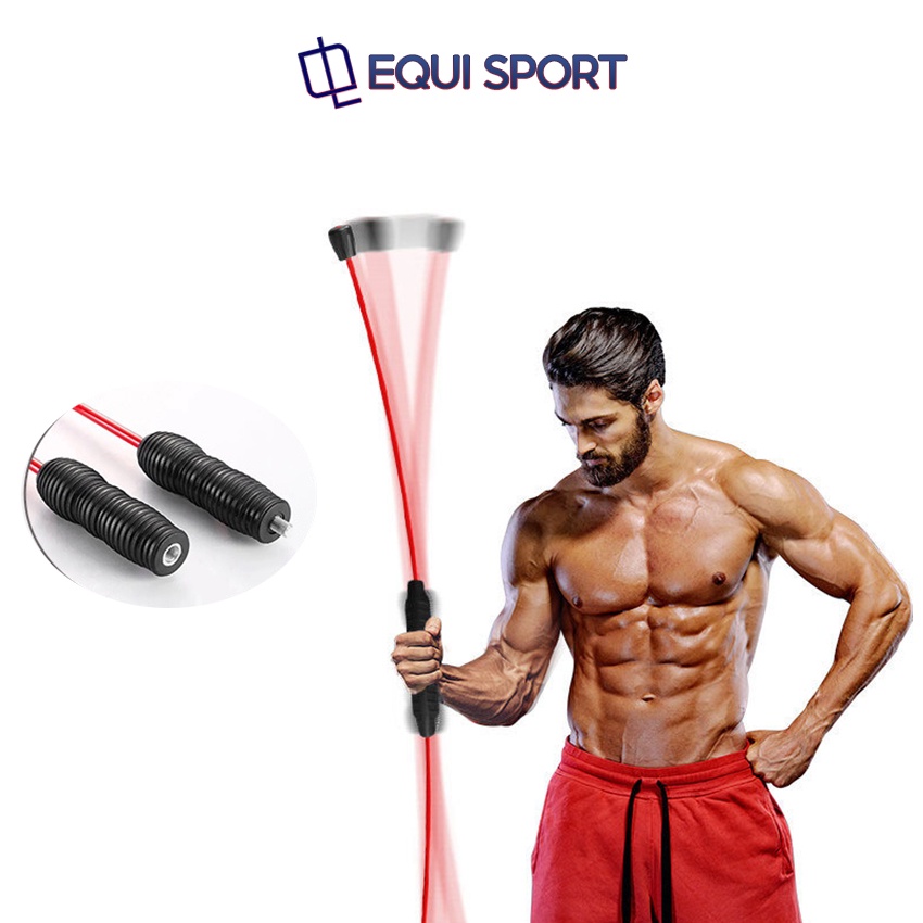 Thanh rung đàn hồi tập gym, gậy tập gym cao cấp thế hệ mới SPORT đa năng tại nhà