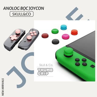 Bộ 6 núm bọc analog cao cấp hãng Skull & Co cho Joy-Con - Nintendo Switch / Lite