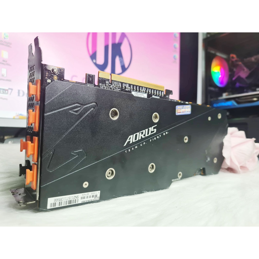 Graphic Card_VGA GIGABYTE AORUS Radeon RX 5700 XT 8G (GV-R57XTAORUS-8GD)_Còn bảo hành 2024 | BigBuy360 - bigbuy360.vn
